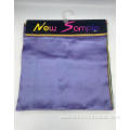 100% Polyester Purple Color Bright Surface Fabric